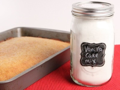 DIY Vanilla Cake Mix - Edible Gifts