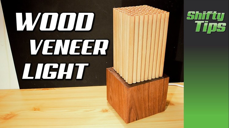 DIY Wood Veener Light