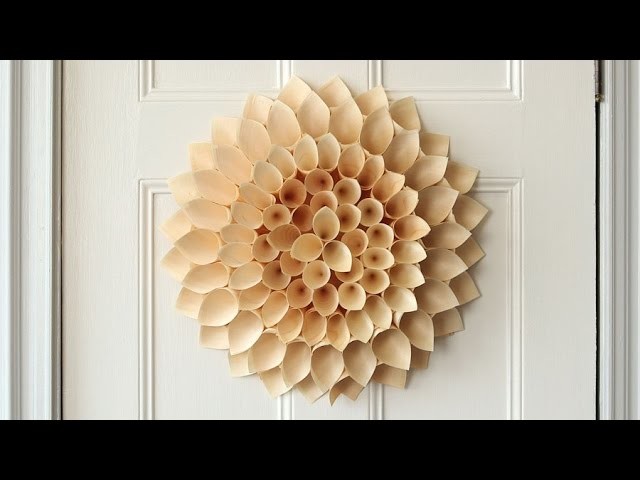 DIY Wooden Cone Wreath
