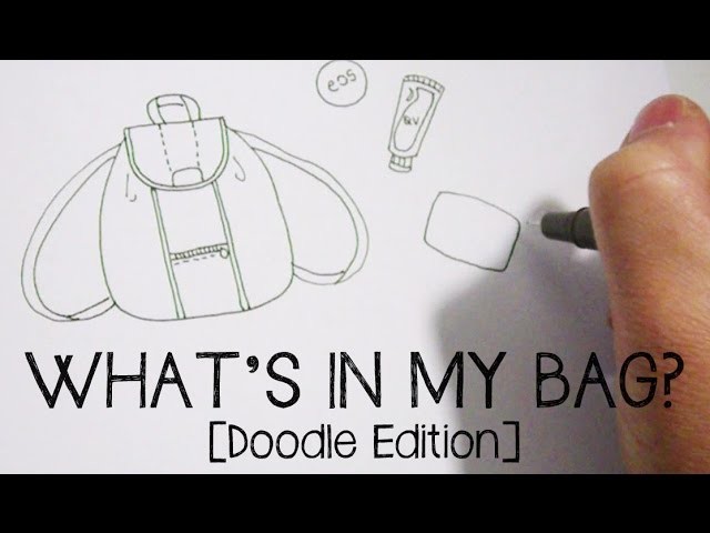 Doodle with Me: What's In My Bag!? Doodle Edition | Sarazorel