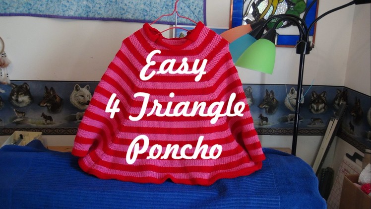 Easy 4 Triangle Poncho, Part 2