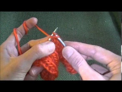 English Rib Stitch Brioche Subtraction on the side