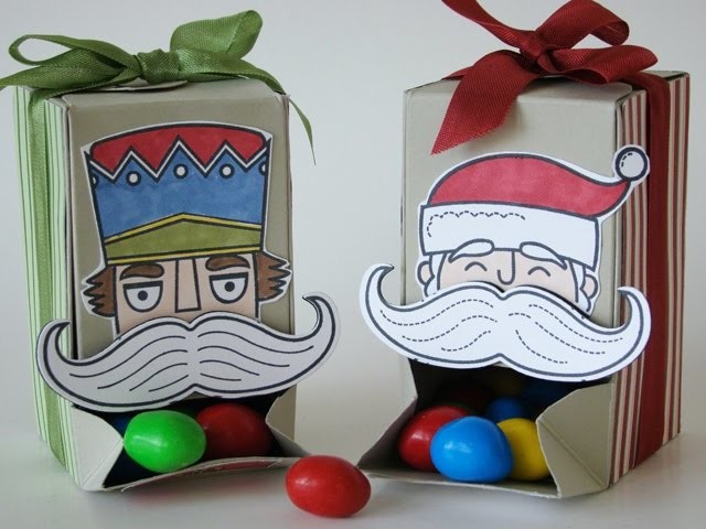 Gift Box Punch Board Candy Dispenser