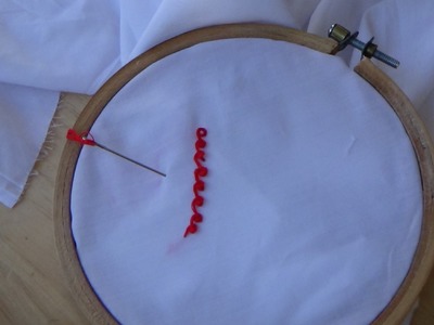 Hand Embroidery: Scroll Stitch