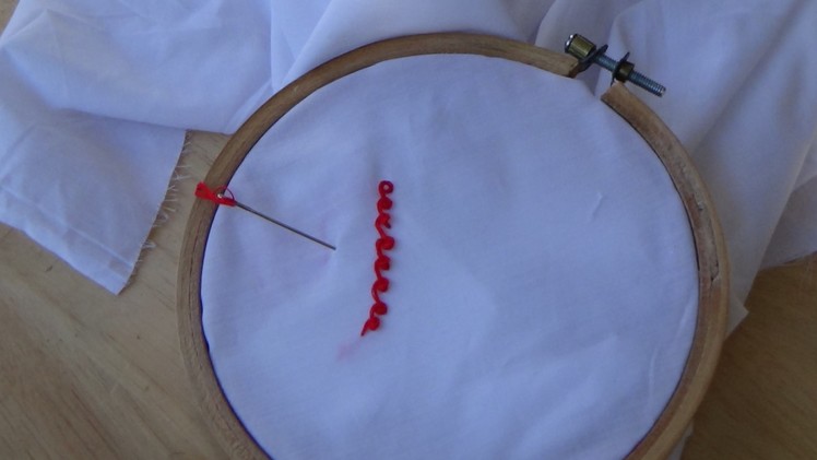 Hand Embroidery: Scroll Stitch