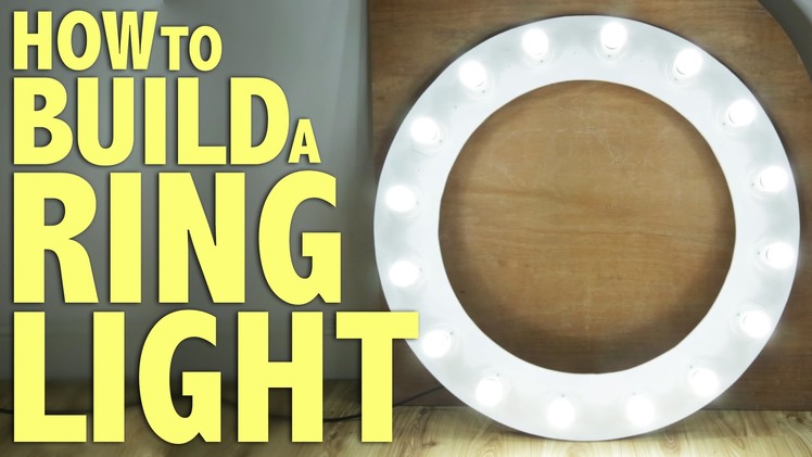 How to build a Ring Light - DIY Photography Tutorial