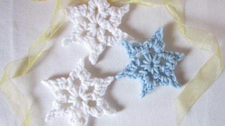 How To Crochet A Simple Snowflake - DIY Crafts Tutorial - Guidecentral
