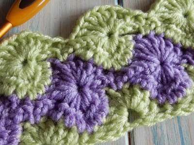 How to Crochet Catherine Wheel. StarBurst Stitch