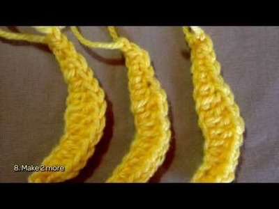 How To Crochet Cute Bunch Of Bananas Applique - DIY Crafts Tutorial - Guidecentral