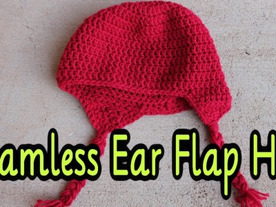 How To Crochet: Seamless Ear Flap Hat