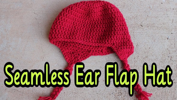 How To Crochet: Seamless Ear Flap Hat