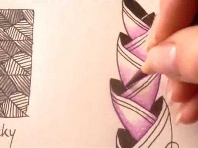 How to draw tanglepattern Awrop