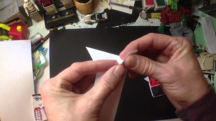 How to Fold Origami Darth Maul by Tom Angleberger