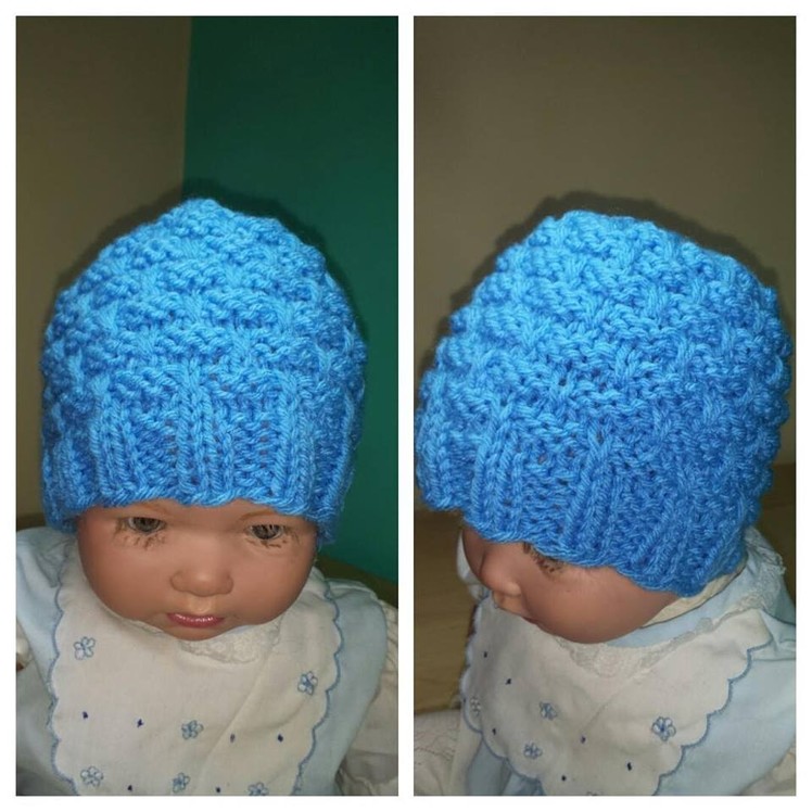 How to knit a newborn baby hat