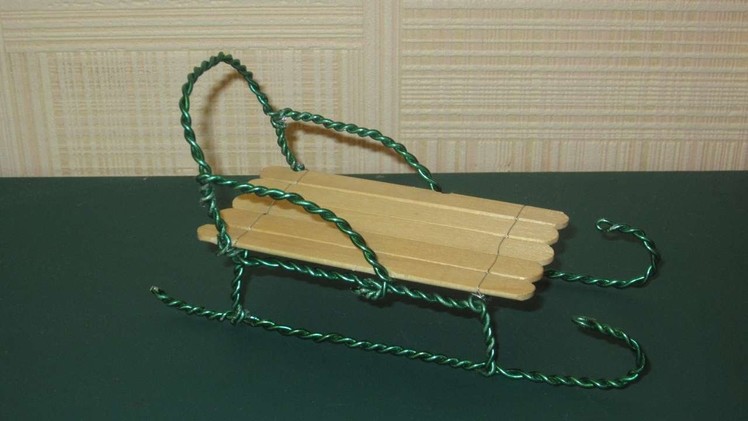 How To Make A Wire Toy Sled - DIY Crafts Tutorial - Guidecentral