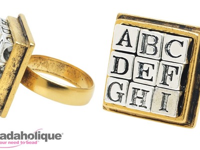 How to Make an Alphabet Ring