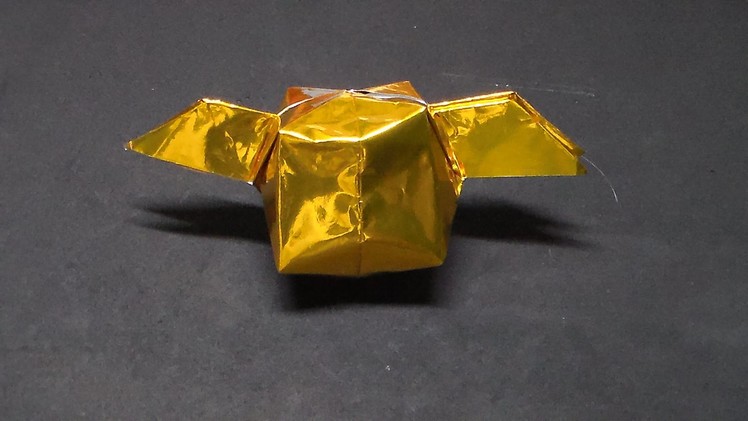 How to make an origami golden snitch (harry potter)