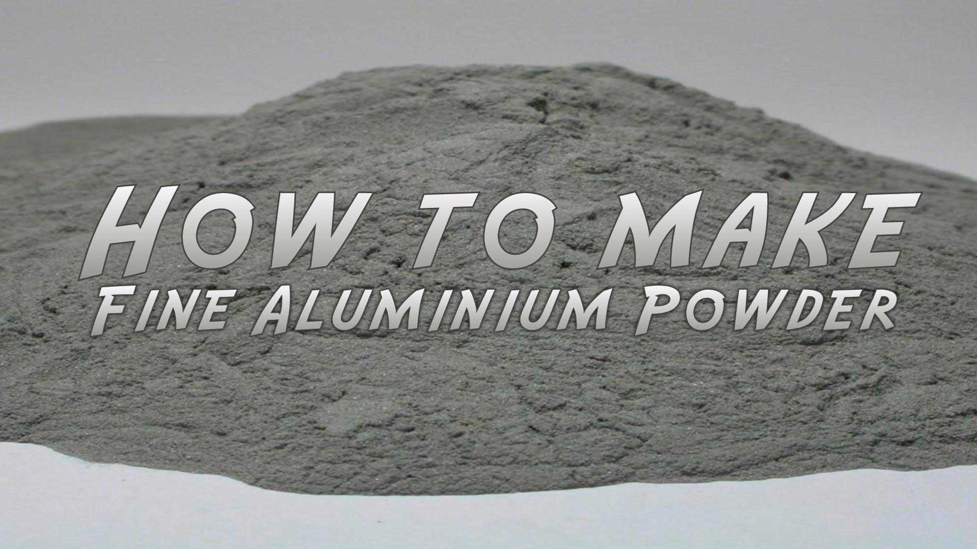 How to make fine Aluminium Powder