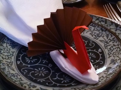 How to Make Turkey Origami - Step by Step