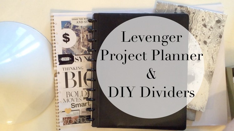 Levenger Notebook Setup. Project Planner + DIY Marble Dividers