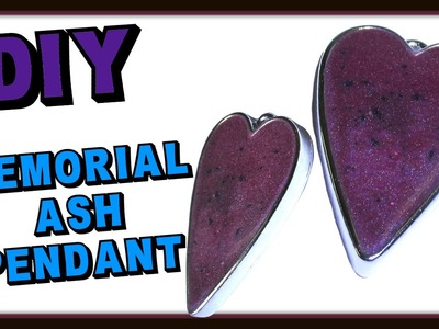 Memorial Heart Ash Pendant DIY ~ Craft Klatch Resin Jewelry
