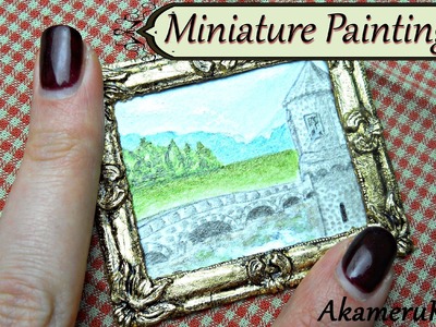 Miniature Painting -Dollhouse size