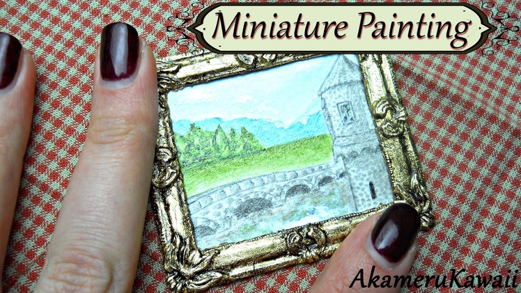 Miniature Painting -Dollhouse size