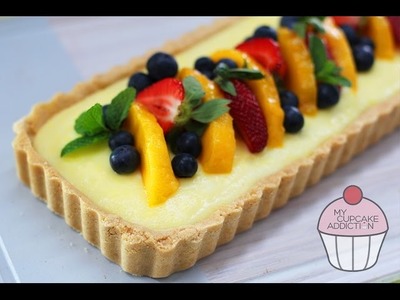 No Bake Dessert | 15 minute Fruit Tart Recipe | My Cupcake Addiction