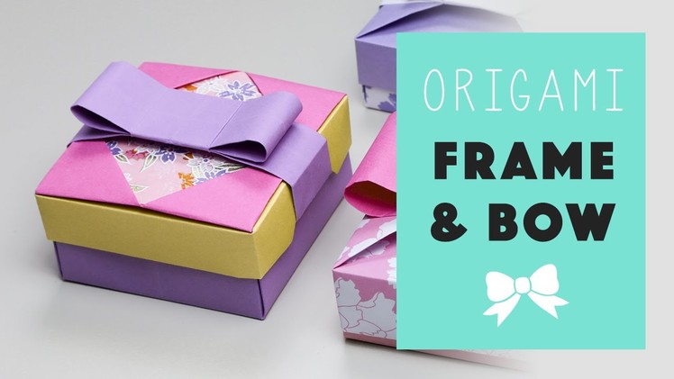 Origami Frame + Bow for Mix & Match Gift Box 