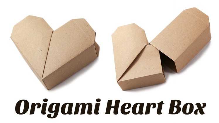 Origami Heart Box Instructions