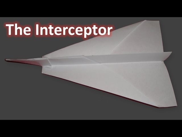 Origami Paper Plane - The Interceptor