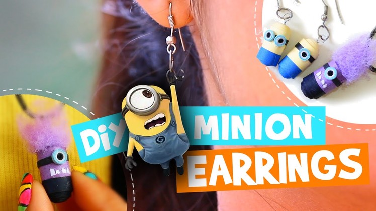 Passtime DIY # 06: How to make Quilling Paper Minion Earrings in 3 easy Steps.| DIYStarR