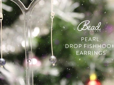 Pearl Drop Fishhook Earrings - Bead House