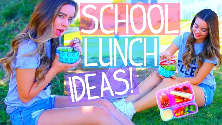 Quick & Easy Lunch Ideas for School!