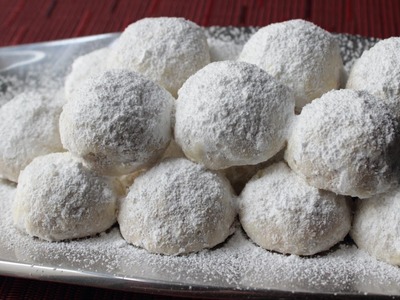 Russian Tea Cakes - Easy Tea Cookies Recipe aka Wedding Cookies