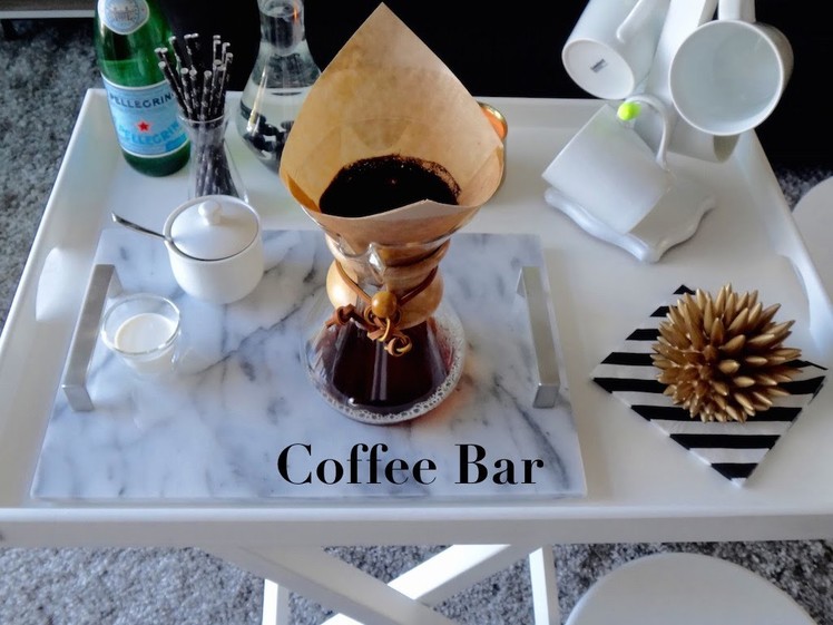 Setting Up A Coffee Bar | Safavieh Belvedere Tray Table