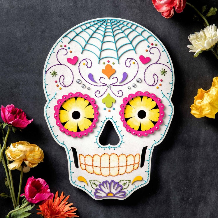 Sugar Skull Craft | DIY Halloween Decor | Apostrophe S | Hey Sugar!