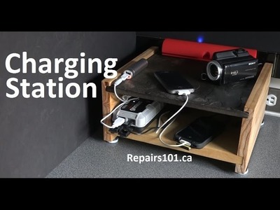 Tabletop Electronics Charging Station - How To Build