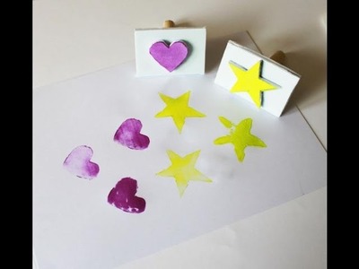 This Rubber Stamp DIY Will Turn Even The Littlest Kids Into Expert Crafters