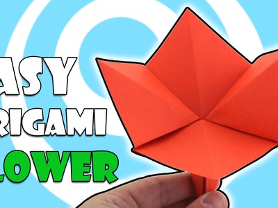 Very easy traditional origami flower tutorial