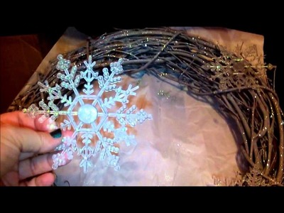 Winter Snowflake Wreath ~ DIY
