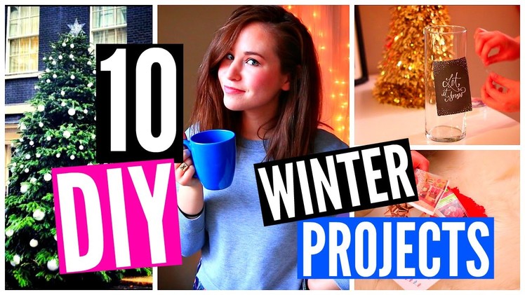 10 DIY Projects for Winter! DIY ROOM DECOR