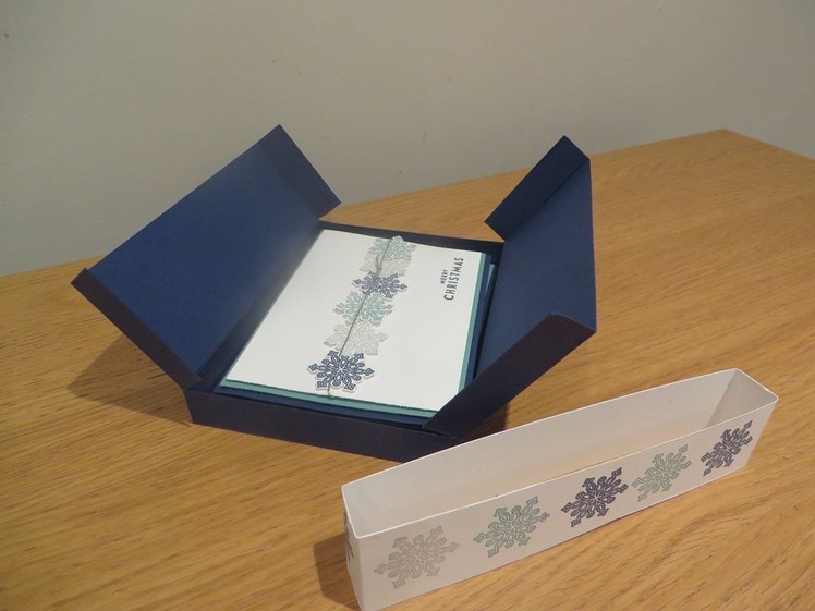 Card Gift Set Box Tutorial, Handmade Box Tutorial using Flurry of Wishes from Stampin' Up