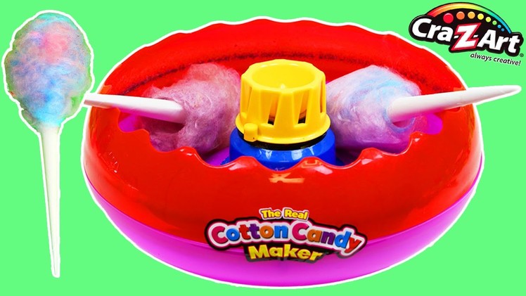 Cra-Z-Art Cotton Candy Maker Playset Fun & Easy DIY Real Cotton Candy Maker!