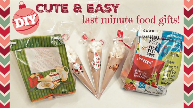 Cute & Easy Last Minute Food Gifts - Hot Cocoa Cones - DIY Christmas Present Ideas