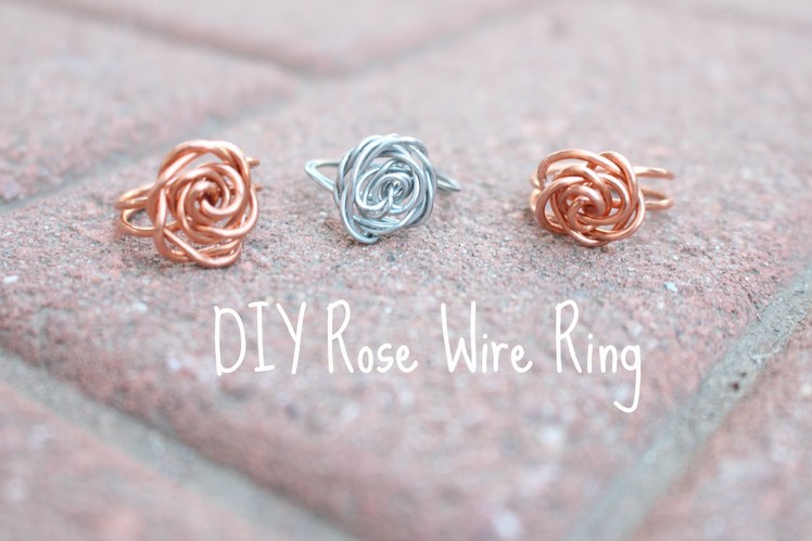 D.I.Y all the Time! Rose Wire Ring