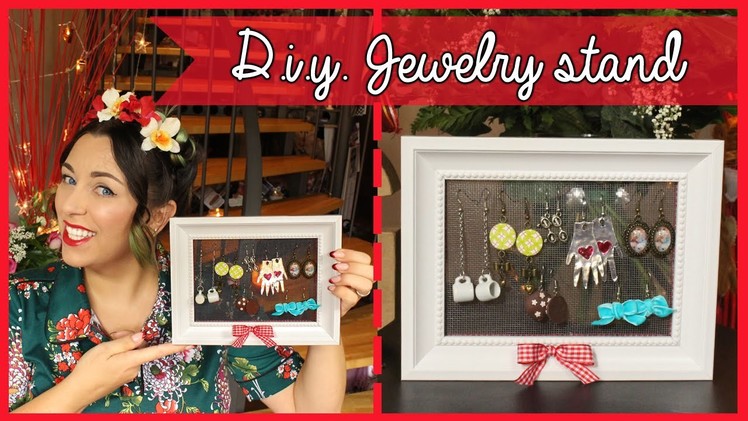 D.I.Y. Jewelry stand - Porta orecchini fai da te | Giugizu