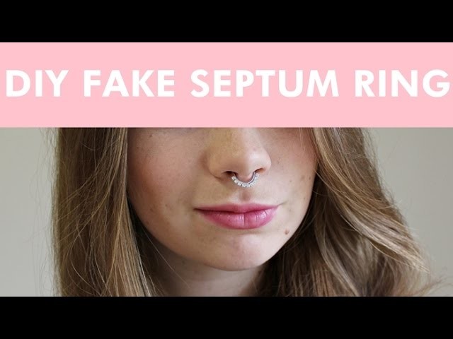 DIY Fake Septum Ring | LDP