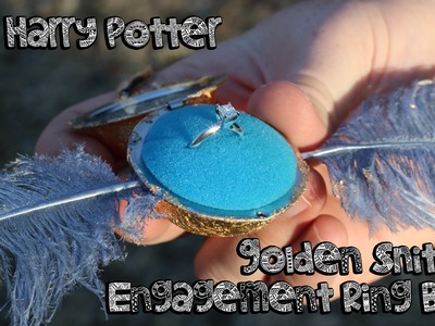 DIY Harry Potter Golden Snitch Engagement Ring Box