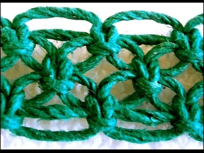 DIY How to Tie an Alternating Square Knot - 8 Strand Loose Version